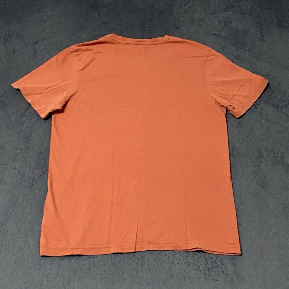 Pact T Shirt Womens M Orange Short Sleeves V-Neck Top Casual Organic Cotton Tee - Picture 2 of 8